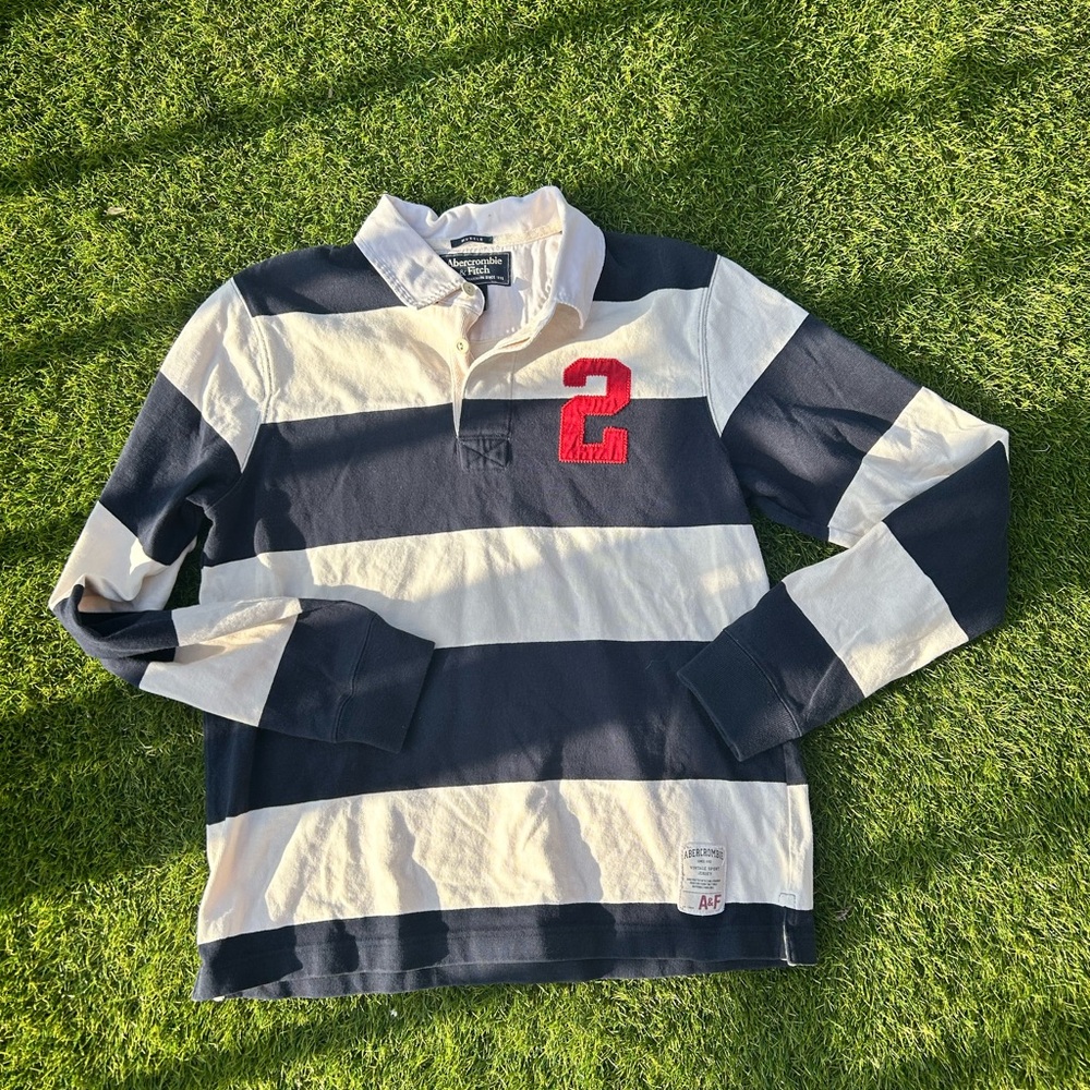 Abercrombie & Fitch Striped Rugby Shirt